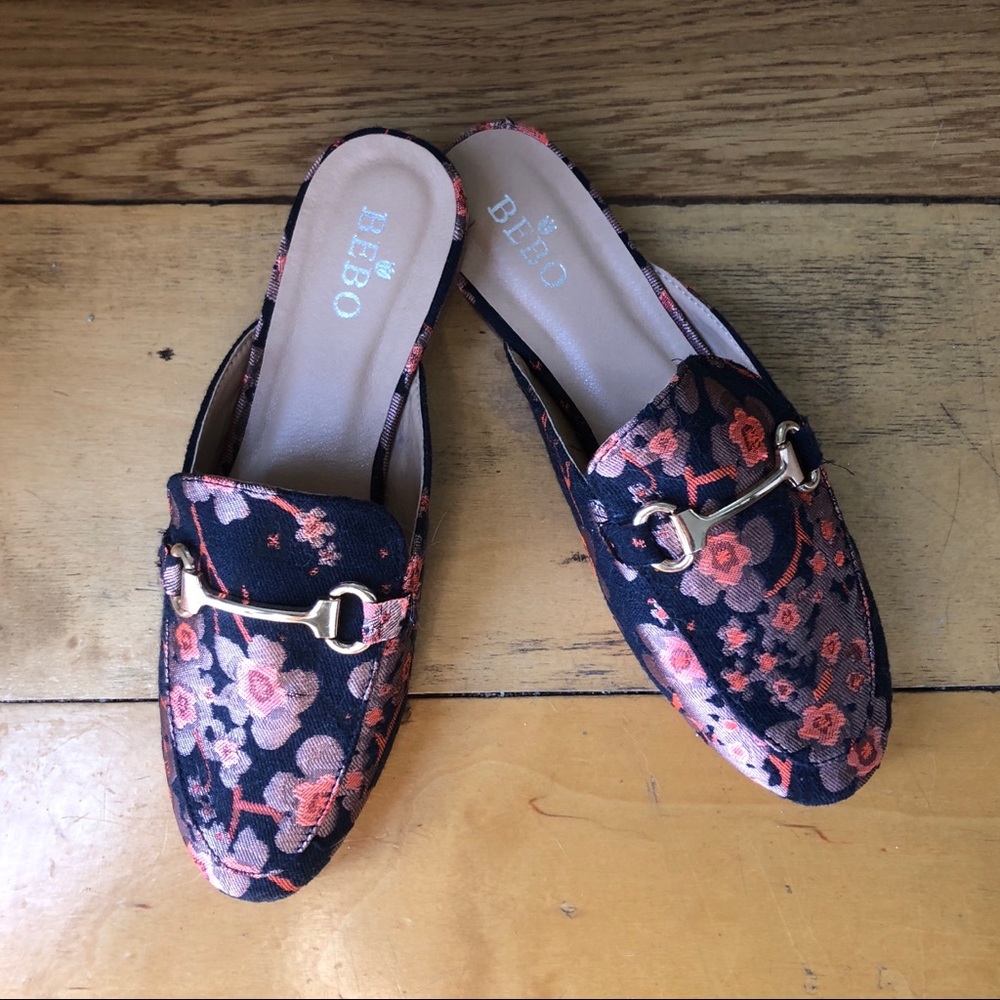NEW ASOS Bebo floral mule slide slipper loafer 6.5